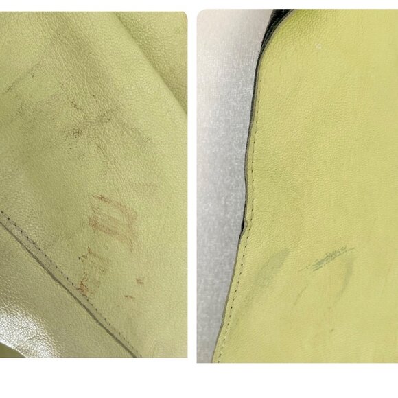 Vintage 80s Jamie Sadock Lime Green Leather Jacket - Picture 10 of 11